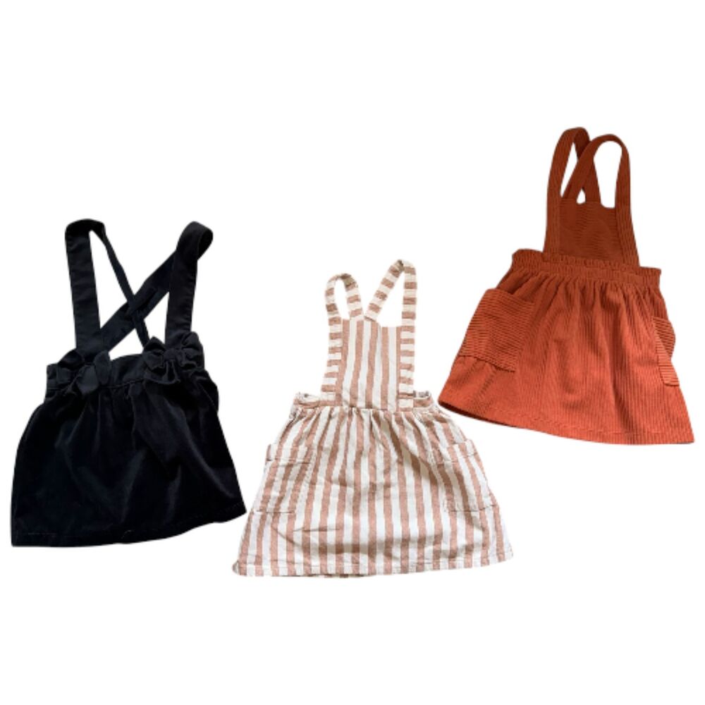 Bundle of 3 - Girl's 3T Criss Cross Back Dresses
